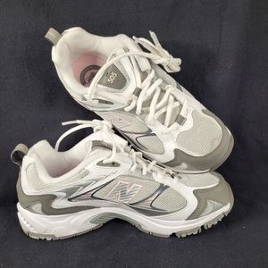 Women's New Balance 505 White and Pink Running Shoes